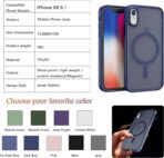 ⁦جراب كيو سيريز متوافق مع ايفونxr (إطار اسود) بلاستيك ماج سيف⁩ - الصورة ⁦2⁩