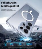 ⁦جراب حماية مغناطيسي من السيليكون رفيع وقوي وبحماية عسكرية ومضاد للصدمات والسقوط متوافق مع ماج سيف لموبايل سامسونج جالاكسي S25 الترا⁩ - الصورة ⁦6⁩