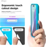 ⁦جراب متوافق مع ايفون 16 برو ماكس، جراب سيليكون سائل فاخر، غطاء واقي لكامل الجسم، مضاد للصدمات، هاتف نحيف، بطانة ناعمة مضادة للخدش، 6.9 انش⁩ - الصورة ⁦8⁩