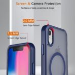 ⁦جراب كيو سيريز متوافق مع ايفونxr (إطار اسود) بلاستيك ماج سيف⁩ - الصورة ⁦3⁩