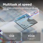 ⁦موبايل موتورولا ايدج 50 فيوجن بشريحتين اتصال شبكة الجيل الخامس 5G، ذاكرة رام 12 جيجابايت، ذاكرة ROM سعة 512 جيجابايت، اندرويد 14⁩ - الصورة ⁦4⁩