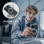 ⁦جراب  iPhone 16 Pro Max، شفاف MagSafe مع حلقة حامل، مقاوم للصدمات⁩ - الصورة ⁦6⁩