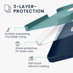 ⁦جراب موبايل آيفون 15 برو سيليكون ناعم وبولي يوريثين مقاوم للحرارة⁩ - الصورة ⁦5⁩