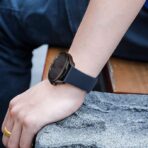 ⁦سوار ساعة من السيليكون الناعم، مقاس 22 ملم، سوار معصم بديل سريع الفك للجنسين⁩ - الصورة ⁦3⁩