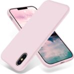 جراب من اوتوفلاي لايفون اكس اس ماكس، جراب ايفون بتصميم رفيع للغاية، جراب جل سيليكون سائل مع حماية لكامل هيكل الموبايل، جراب مضاد للخدش والصدمات