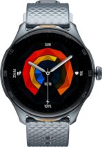 انفنيكس Infinix Xwatch N4 - رمادي، شاشة اموليد HD 1.38 انش، مقاومة للماء IP68، وقت استخدام يصل الى 12 يوم، V5.3، معدل ضربات القلب، بطارية 300mAh، شحن مغناطيسي، يدعم المكالمات .