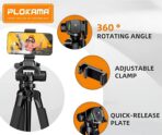 ⁦حامل ثلاثي للكاميرا والموبايل بلوكاما طراز PK-9950 بارتفاع حتى 150 سم - رأس دوار 360 درجة - مقبض قابل للتعديل – جهاز تحكم عن بعد⁩ - الصورة ⁦5⁩