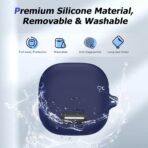 ⁦جراب حماية لسماعات انكر ساوند كور ليبرتي 4 NC من السيليكون الناعم المقاوم للصدمات واقي اذن اللاسلكية⁩ - الصورة ⁦4⁩