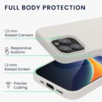 ⁦جراب متوافق مع ايفون 15 برو ماكس  - جراب سيليكون ناعم ورفيع من البولي يوريثين مقاوم للحرارة⁩ - الصورة ⁦5⁩