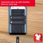 ⁦محرك أقراص SanDisk Ultra Dual Drive Go USB Type-C™ ‎ - سعة 64 جيجابايت (أسود)⁩ - الصورة ⁦5⁩