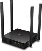 ⁦راوتر واي فاي5TP-LINK Archer C54 جيجاهرتز ثنائي الموجات ام يو و ام اي ام او راوتر انترنت لاسلكي متعدد الأوضاع 3 في 1 4 هوائيات خارجية مدى تغطية طويل - وظائف الحماية الأبوية - لون أسود AC1200⁩ - الصورة ⁦3⁩