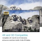 ⁦محول HDMI 3×1، يدعم HDCP بدقة 1080 بكسل، محول HDMI 4K ذكي مع 3 منافذ، صندوق تحويل الصوت والفيديو متوافق مع دقة 4K UHD للكمبيوتر واكس بوكس (3 مخارج × 1 مدخل)⁩ - الصورة ⁦6⁩