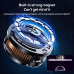 ⁦مبرد مغناطيسي للموبايل، مبرد محمول للموبايلات، مبرد مروحة Cx07، مناسب لأجهزة iOS/أندرويد مقاس 2.83-3.66 بوصة، تبريد شبه موصل للألعاب، للموبايلات الذكية/التابلت/الاي باد⁩ - الصورة ⁦5⁩