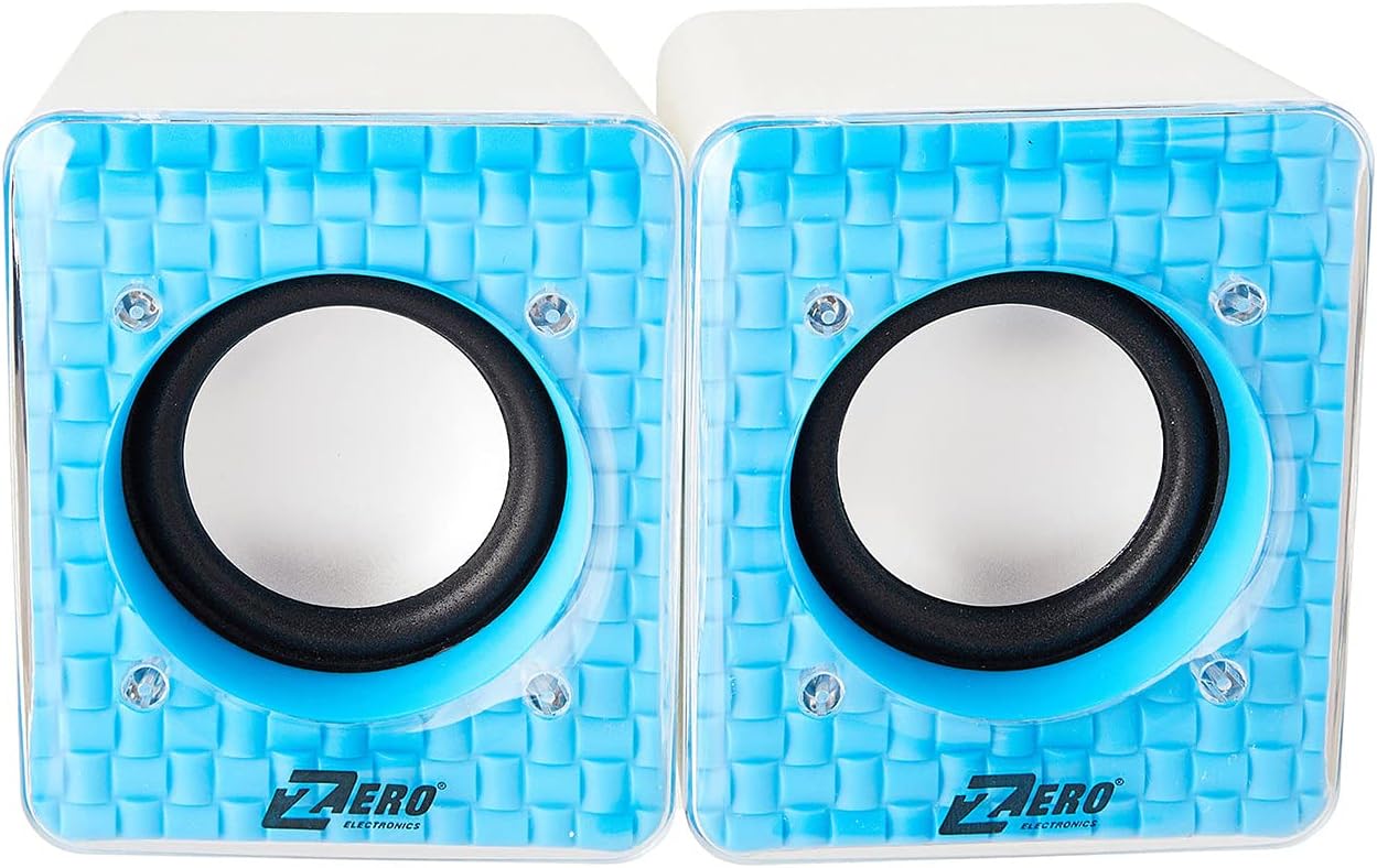 71n2uzFq-YS._AC_SL1271_ مكبر صوت رقمي بسلك للكمبيوتر من زيرو ZR-55، قطعتين . - الصورة 1