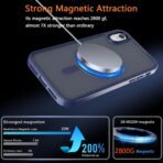 ⁦جراب كيو سيريز متوافق مع ايفونxr (إطار اسود) بلاستيك ماج سيف⁩ - الصورة ⁦4⁩