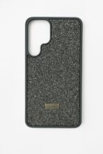 جراب خلفي لامع بتصميم جديد من سواروفسكي مصنوع من مواد عالية الجودة مضادة للصدمات متوافق مع سامسونج جلاكسي S25 الترا