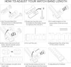 ⁦سوار ساعة معدني من التيتانيوم متوافق مع ابل 8 الترا | 8 | 7 | 6 | 5 49/45/44/42 ملم، تصميم مشبك بزر مزدوج لساعة اي ووتش⁩ - الصورة ⁦3⁩