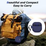 ⁦جراب حماية لسماعات انكر ساوند كور ليبرتي 4 NC من السيليكون الناعم المقاوم للصدمات واقي اذن اللاسلكية⁩ - الصورة ⁦5⁩