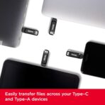 ⁦محرك أقراص SanDisk Ultra Dual Drive Go USB Type-C™ ‎ - سعة 64 جيجابايت (أسود)⁩ - الصورة ⁦8⁩