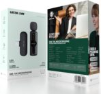 ⁦جرين ليون ميكروفون GM-75X 3 في 1، مراقبة في الوقت الحقيقي، زمن استجابة منخفض للغاية، اتجاه متعدد 360 درجة، وضع تردد، جودة صوت HD، عمر بطارية 5 ساعات، بطارية قابلة لاعادة الشحن 65mAh، نطاق نقل 20 متر⁩ - الصورة ⁦2⁩