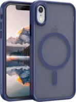 جراب كيو سيريز متوافق مع ايفونxr (إطار اسود) بلاستيك ماج سيف