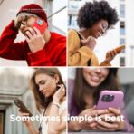 ⁦جراب حماية سيليكون سائل يوفر حماية كاملة لهيكل الموبايل متوافق مع آيفون 14 ، جراب رفيع مضاد للصدمات ببطانة مايكروفايبر ناعمة مقاومة للخدش لموبايل آيفون 14، 15.4 سم⁩ - الصورة ⁦7⁩