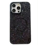 ⁦حافظة MagSafe من WEcanمتلألئة ومزينة بالترتر لأيفون 15⁩ - الصورة ⁦2⁩