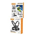 ⁦PLOKAMA حامل الصدر CX-10 للكاميرا الرياضية والهاتف الذكي - تصوير منظور الشخص الأول FPV - مرن، قابل للتعديل 360 درجة، سريع الفك للأجهزة الرياضية - اسود⁩ - الصورة ⁦8⁩