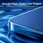 ⁦واقي شاشة زجاجي للخصوصية من Joyroom لهاتف iPhone 15 Pro Max⁩ - الصورة ⁦2⁩