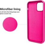 ⁦جراب حماية من السيليكون السائل متوافق مع موبايل ايفون 11 برو (5.8 انش)، غطاء واقي لكامل الجسم، مضاد للصدمات، جراب موبايل نحيف، بطانة ناعمة مضادة للخدش من المايكروفايبر⁩ - الصورة ⁦7⁩