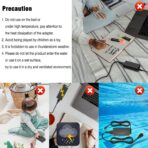 ⁦شاحن محول تيار متردد 65 وات 195 فولت 333 امبير لكمبيوتر اتش بي كروم بوك 14 سيريز نوت واتش بافيليون 15 يناسب 709985-003 714657-001 PA-1650-32HE 709985-001 710412-001 709985-002، أزرق.⁩ - الصورة ⁦7⁩