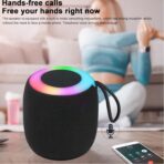 ⁦مكبر صوت بلوتوث لاسلكي محمول يدعم ستيريو USB وشريحة Micro SD وراديو اف ام، متعدد الألوان (JL-28)⁩ - الصورة ⁦3⁩