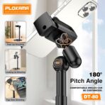 ⁦حامل جوال وتابلت لسطح الطاولة DT-80 من بلوكاما - حامل دوار 360 درجة قابل للتعديل للعرض بدون استخدام اليدين والبث المباشر والاستخدام المكتب⁩ - الصورة ⁦4⁩