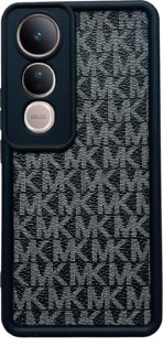 جراب فيفو V50 لايت من السيليكون الناعم مع ملصق جلدي مضاد للصدمات من البولي يوريثين الحراري مع جراب حماية للكاميرا لموبايل