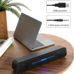 ⁦سماعات كيسونلي I-520 للكمبيوتر - صوت ستيريو 2.0 مع اتصال USB 2.0 - 6 وات - صوت قوي وواضح - مثالية للألعاب والموسيقى⁩ - الصورة ⁦7⁩