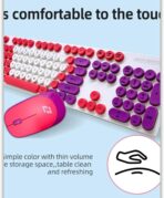 ⁦مجموعة لوحة مفاتيح وماوس لاسلكية Zero ZR-8406، باللغتين الإنجليزية والعربية .⁩ - الصورة ⁦4⁩