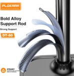 ⁦حامل جوال وتابلت لسطح الطاولة DT-80 من بلوكاما - حامل دوار 360 درجة قابل للتعديل للعرض بدون استخدام اليدين والبث المباشر والاستخدام المكتب⁩ - الصورة ⁦7⁩