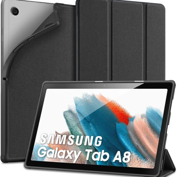 جراب لتابلت سامسونج جالاكسي A8 مقاس 10.5 بوصة جلد الصناعي متنوع