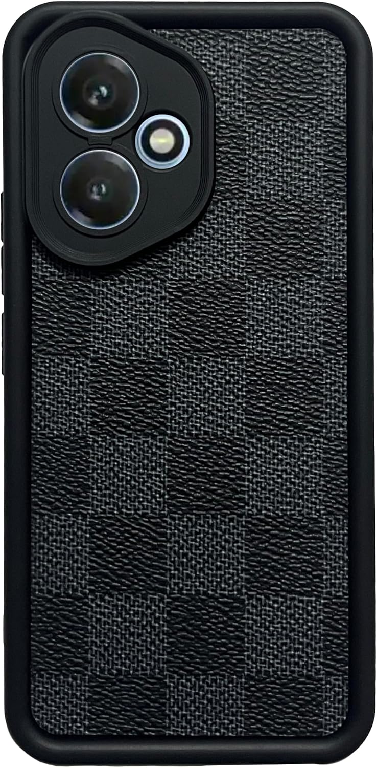 81bT8k7Gk6L._AC_SL1500_ جراب هواوي هونر 400 من السيليكون الناعم مع ملصق جلدي مضاد للصدمات من البولي يوريثين المقاوم للحرارة وواقي حماية للعدسات - الصورة 1