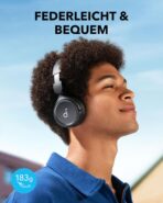 ⁦سماعات رأس H30i لاسلكية فوق الأذن، تصميم قابل للطي، صوت جهير نقي، وقت تشغيل يصل إلى 70 ساعة، بلوتوث 5.3، خفيفة الوزن ومريحة، اتصال بالتطبيقات، اتصال متعدد النقاط⁩ - الصورة ⁦6⁩