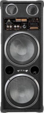 ⁦تايجر مكبر صوت TIGER TG - 15500يو اس بي - صوت نقي وواضح مكبر صوت (100W) بلوتوث , AUX, USB مع جهاز تحكم - أسود .⁩ - الصورة ⁦4⁩