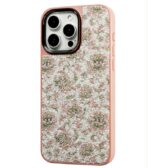 جراب زهور لامعة من سلسلة بولوكا ريسبليندنت لهاتف Iphone 16 pro max