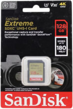 ⁦بطاقة ذاكرة SanDisk Extreme SDXC UHS-I سعة 128 جيجابايت SanDisk 128GB Extreme SDXC UHS-I Memory Card⁩ - الصورة ⁦2⁩