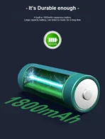 ⁦Kisonli مكبر صوت محمول كيسونلي Q28 بقدرة 10 واط مع إضاءة RGB⁩ - الصورة ⁦4⁩