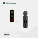 ⁦جرين ليون ميكروفون GM-75X 3 في 1، مراقبة في الوقت الحقيقي، زمن استجابة منخفض للغاية، اتجاه متعدد 360 درجة، وضع تردد، جودة صوت HD، عمر بطارية 5 ساعات، بطارية قابلة لاعادة الشحن 65mAh، نطاق نقل 20 متر⁩ - الصورة ⁦4⁩