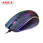 كمبيوتر ماوس ألعاب سلكي IMICE T97 مريح USB 13 RGB للكمبيوتر المحمول ماوس ألعاب الكمبيوتر مفتاح كامل زر إطلاق الماكرو 7Key .