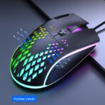 ⁦كمبيوتر ماوس ألعاب سلكي IMICE T97 مريح USB 13 RGB للكمبيوتر المحمول ماوس ألعاب الكمبيوتر مفتاح كامل زر إطلاق الماكرو 7Key .⁩ - الصورة ⁦4⁩