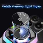 ⁦مبرد الهاتف المحمول Funcooler JS86 بتقنية الذكاء الاصطناعي، تحكم في درجة الحرارة بثلاثة مستويات، حامل مزدوج في واحد (مشبك/مغناطيس)، متوافق مع الهواتف مقاس 6.5 بوصة، تبريد أشباه الموصلات منخفض الضوضاء.⁩ - الصورة ⁦5⁩