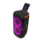 ⁦مكبر صوت بارتي بوكس 110 JBL من هارمان، محمول يعمل بالبلوتوث مع جهوري قابل للتعديل، عرض ضوئي ديناميكي، وقت تشغيل 12 ساعة، مقاوم للرذاذ IPX4، مدخلات جيتار وميكروفون (160 واط، أسود)⁩ - الصورة ⁦14⁩