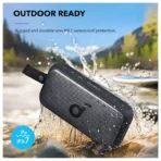 ⁦انكر SoundCore Motion 300 سماعة بلوتوث  لاسلكي محمول عالي الدقة مع باس اب، بلوتوث مع تقنية سمارت تون، صوت ستيريو 30 وات، تشغيل 13 ساعة، مقاوم للماء IPX7، أسود⁩ - الصورة ⁦7⁩